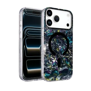 Mey İthalat®   iPhone 17 Pro Max Mila Dalgalı Magsafe Kapak - Lacivert