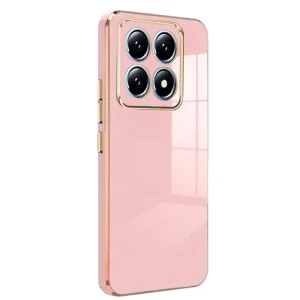 Mey İthalat®   Mi 14T Pro Volet Silikon - Pembe