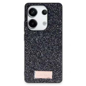 Mey İthalat®   Redmi Note 13 Pro 4G Bright Simli Kapak - Siyah
