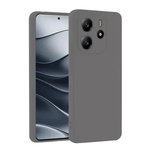 Mey İthalat®   Redmi Note 14 4G Kılıf First Silikon - Gri
