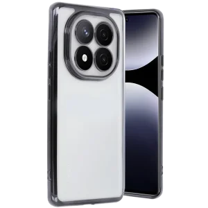 Mey İthalat®   Redmi Note 14 Pro Plus Kılıf  Lensli Silikon - Siyah