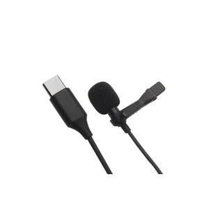 Mey İthalat®  Type-C 2 Metre Double Mikrofon - Siyah