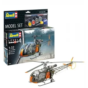 Model Set Alouette II Uçak Seti