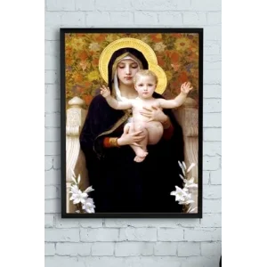 (pster10669) Dini Görsel Çerçeveli Tablo 3 (40x50cm)