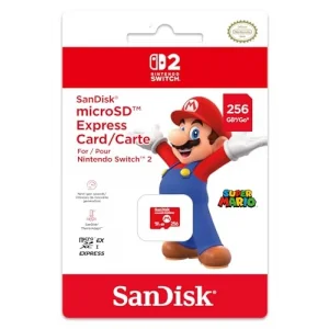 SWITCH 2 MICRO SD CARD SANDISK - MARIO 256GB