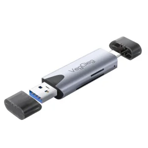 Type-C ve USB 3.0 SD-MicroSD TF Kart Okuyucu