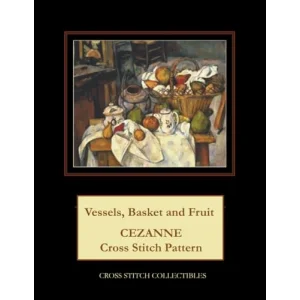 Vessels, Basket and Fruit: Cezanne Cross Stitch Pattern