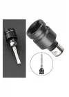 1/2 Matkap Chuck Mandrenli Adaptör Somun Sökme Makinesini Hex Bits Uç Dönüştürme Aparatı