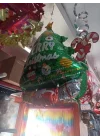 1 Adet Folyo Noel Baba Balonu Yılbaşı Süsü Çam Ağacı Süsleri Yılbaşı Hediyeleri 80-55 cm