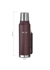 1 Camper Klasik Kulplu Sızdırmaz Çelik Termos 1.2 LT Dark Plum ST-258