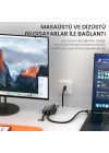 1 Giriş 2 Çıkış RJ45 Gigabit Ethernet Çoklayıcı Splitter Adaptör