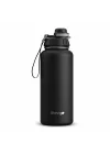 1 Hand Leak-Proof Sızdırmaz Çelik Termos 1000 Ml Black ST-210