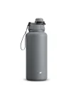 1 Hand Leak-Proof Sızdırmaz Çelik Termos 1000 Ml Grey ST-214