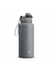 1 Hand Leak-Proof Sızdırmaz Çelik Termos 1000 Ml Grey ST-214