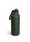 1 Hand Leak-Proof Sızdırmaz Çelik Termos 1500 Mililitre Green ST-252