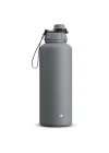 1 Hand Leak-Proof Sızdırmaz Çelik Termos 1500 Mililitre Grey ST-253