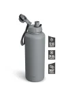 1 Hand Leak-Proof Sızdırmaz Çelik Termos 1500 Mililitre Grey ST-253