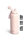 1 Hand Leak-Proof Sızdırmaz Çelik Termos 1500 ML Icy Pink ST-255