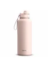 1 Hand Leak-Proof Sızdırmaz Çelik Termos 1500 ML Icy Pink ST-255