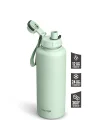 1 Hand Leak-Proof Sızdırmaz Çelik Termos 1500 ML Smoke Green ST-256