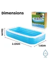 10 x 6 x 22/3.05m x 1.83m x 56 cm Blue Rectangular Pool