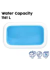 10 x 6 x 22/3.05m x 1.83m x 56 cm Blue Rectangular Pool