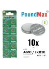 10 X AG10, LR54,1,5V Alkalin Düğme Pil