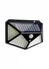 100 Led Dış Mekan Solar Aydınlatma Fotoselli Solar Lamba Hareket Sensörlü Güneş Enerjili Lamba