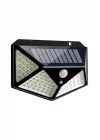 100 Led Dış Mekan Solar Aydınlatma Fotoselli Solar Lamba Hareket Sensörlü Güneş Enerjili Lamba