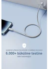 100W Örgülü Type C to Type C SPK-10 1mt Data ve Şarj Kablosu