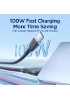 100W Type-C to Type-C 2M Şarj Kablosu Siyah, 511.005.089