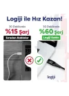 100W Type-C to Type-C Dijital LED Ekranlı Göstergeli Hızlı Şarj Kablosu E-Mark Çipli, Dayanıklı Örgülü, 1.2m, USB-C PD 3.0, iPhone 15 16,17 Xiaomi Telefon, Macbook Tablet ile Uyumlu
