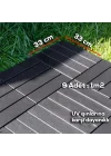 1066 Bahçe Balkon Teras Banyo Paspası 9lu Zemin Karosu Antrasit