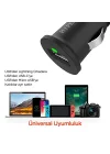 10W USB-A 2.1A Tekli Araç Şarjı, 2.1A, Siyah