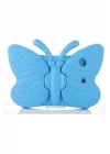 11274 Apple iPad 2 3 4 ile Uyumlu Butterfly Standlı Tablet Kılıf, Turuncu