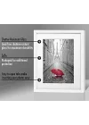 (11x14, 1 Pack, White) - 28cm x 36cm White Wood Picture Frame with Glass Front; Made to Display Pictures 20cm x 25cm with Mat or 28cm x 36cm Without Mat; Hanging Hardware Included