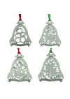 12 Günlük Noel Süs Seti, 12li Metal Süs Seti, 7,7 cm, Abbey & CA Gift