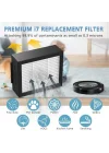 12 paket yedek HEPA filtre iRobot Roomba evo, i, e, j Serisi: E5 E6 E7 i1 i3 i4 i5 i6 i7 i8 j7 ve All Plus Sürüm Robotik Süpürgeler (DEĞİL FOT J7+)