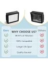 12 paket yedek HEPA filtre iRobot Roomba evo, i, e, j Serisi: E5 E6 E7 i1 i3 i4 i5 i6 i7 i8 j7 ve All Plus Sürüm Robotik Süpürgeler (DEĞİL FOT J7+)