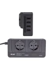 12 Volt 200 Watt, 4 Usb, 2 Priz, Dijital, Çakmaktan Power İnverter