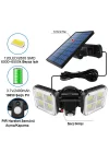 120 LED Solar Lamba 20W Güneş Enerjili Aydınlatma
