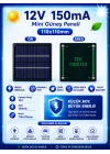 12V 150MA 110X110MM Güneş Paneli - Solar Panel