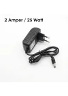 12V Fişli Adaptör 2 Amper 25 Watt - Şerit LED, Modem ve Kamera Uyumlu Güç Kaynağı Trafosu - Cata