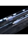 12W USB-A to Type-C Silikon Hızlı Şarj ve Data Kablosu Mavi 1 Metre