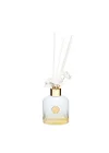 130 ml Beyaz Cam Şişe Seramik Çiçek Taşlı Bambu Çubuklu White Jasmine Oda Kokusu