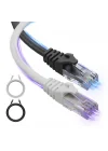 15 metre, Ethernet Kablosu, Ağ Kablosu, LAN, Cat6, Modem İnternet Kablosu, Gri