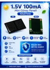 1.5V 100mA 52x27mm Güneş Paneli - Solar Panel