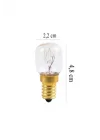 15W Fırın Ampul E14 Sarı Davlumbaz Ampul