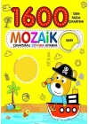 1600 Mozaik Çıkartmalı Boyama Kitabım Sarı Kitap