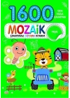 1600 Mozaik Çıkartmalı Boyama Kitabım Yeşil Kitap